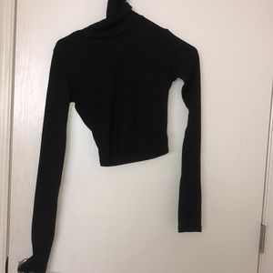 Black turtle neck shirt